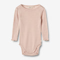 Wheat Wool Wool Silk Body L/S Liea Underwear/Bodies 1356 pale lilac