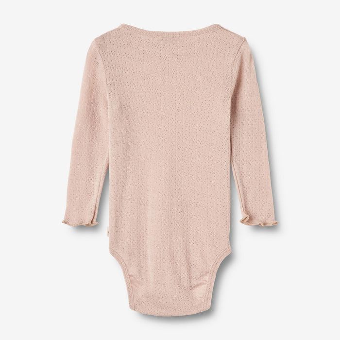 Wheat Wool Wool Silk Body L/S Liea Underwear/Bodies 1356 pale lilac