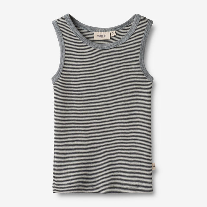 Wheat SMU Wool Singlet Iggy Jersey Tops and T-Shirts 1433 navy stripe