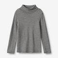 Wheat SMU Wool T-Shirt Roll Neck Aksel Jersey Tops and T-Shirts 1433 navy stripe