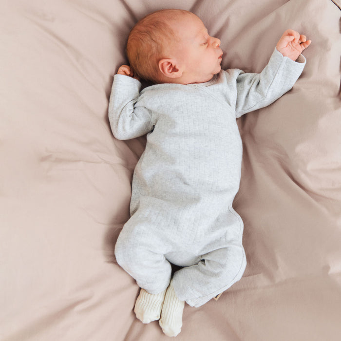 Wheat Main Wrapsuit L/S Everest Jumpsuit 0224 melange grey