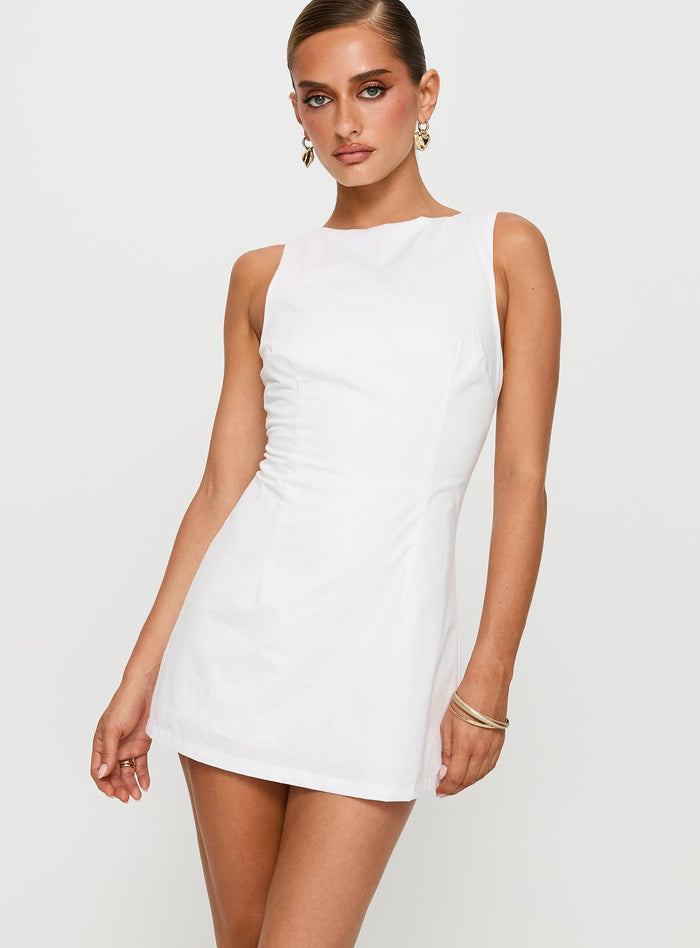 Yumiko Playsuit White Tall