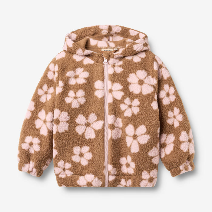 Wheat Outerwear Zip Fleece Milla Sweatshirt 9788 warm hazel flowers