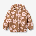 Wheat Outerwear Zip Fleece Milla Sweatshirt 9788 warm hazel flowers